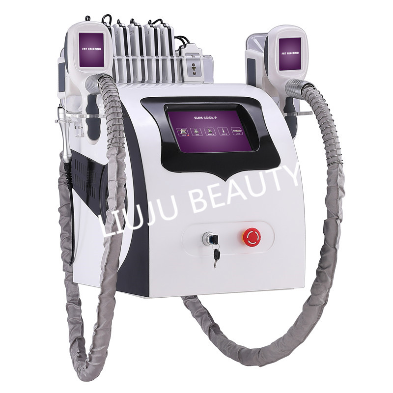 face and body RF lipolaser cavitation cryolipolysis treatment