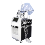 10 in 1 Diamond Peeling and Water Jet Aqua Facial Hydra Dermabrasion Machine (LW-10)